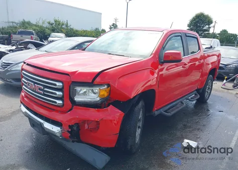 2015 GMC Canyon Sle из США, поврежденный, VIN 1GTG6BE38F1201384